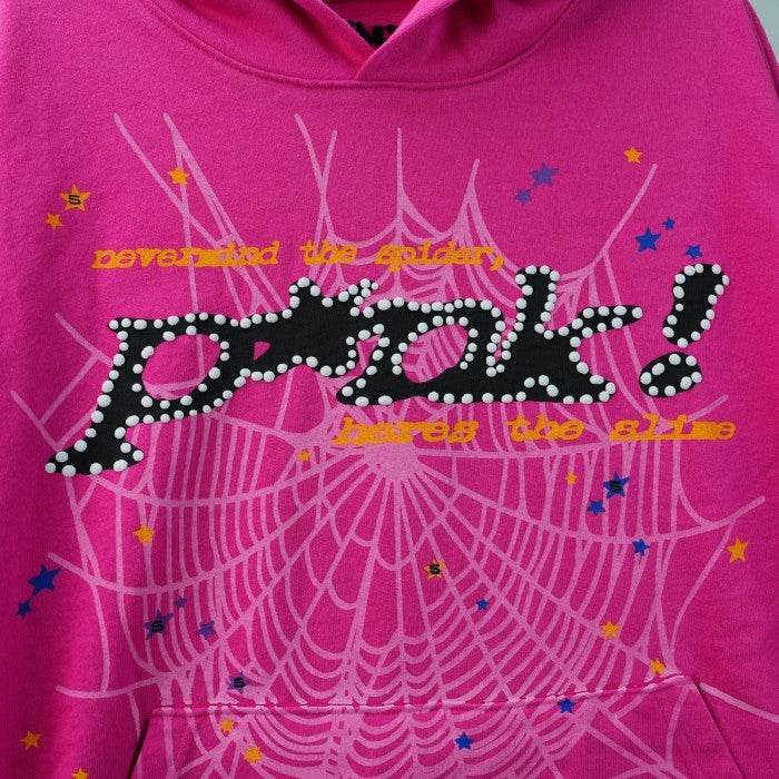 Sp5der P*Nike Hoodie - Pink