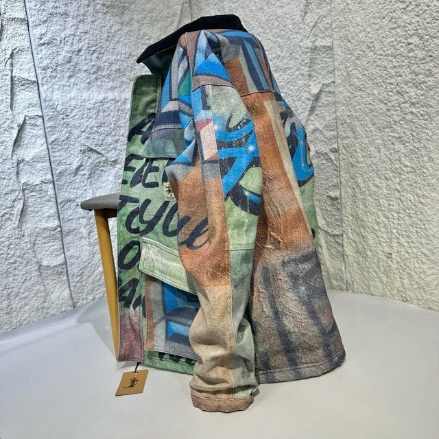 Stussy Alfonso Canvas Shop Jacket - Multicolor