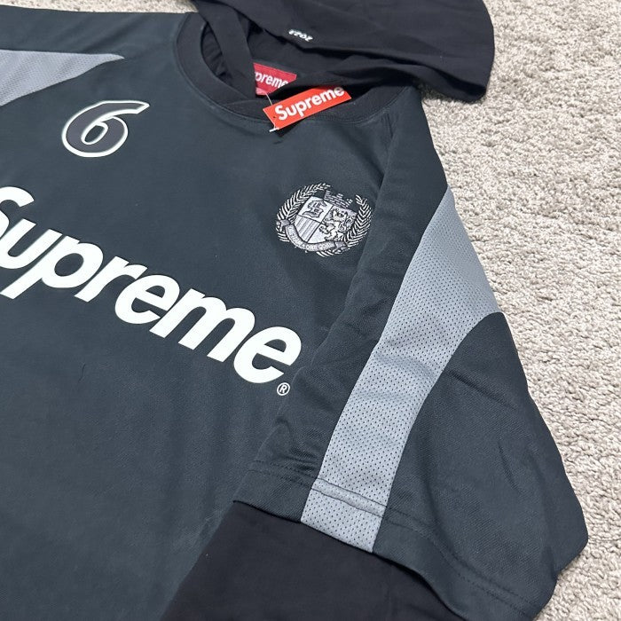 Supreme Hooded Soccer Jersey & Short - Black