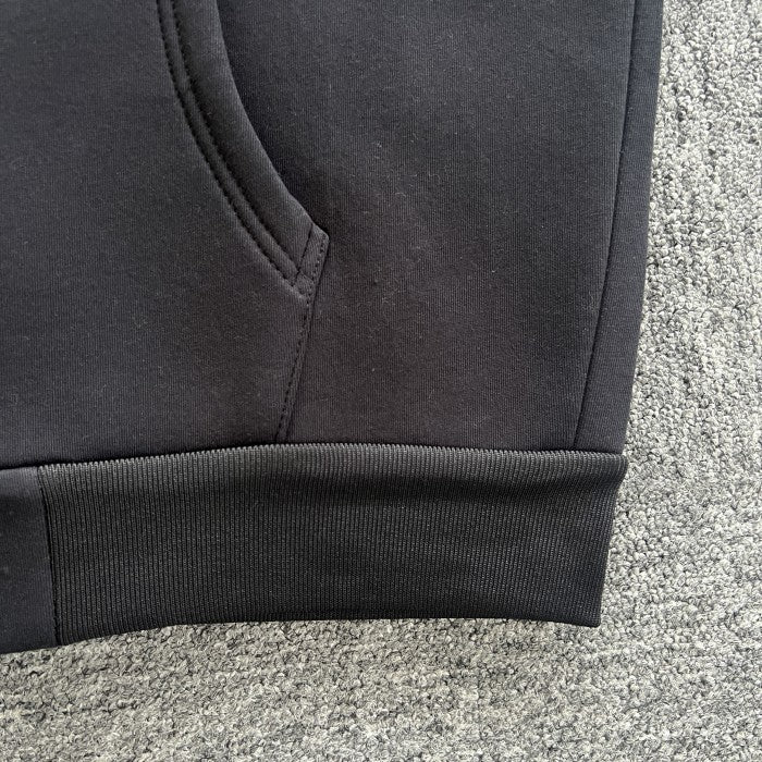 Syna World - Neoprene Embossed Zip Hoodie Black