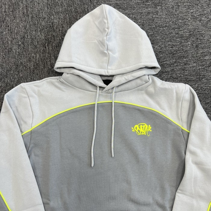 Syna World Pipe Hoodie and Short Set - Grey/Yellow