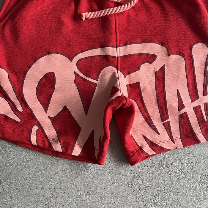 Syna World Syna Logo T-shirt & Short Set/ Suit - Red