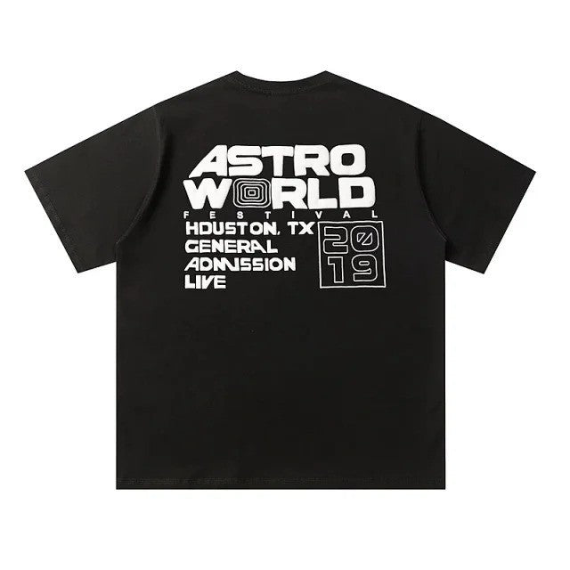 Travis Scott Astrofest Staff 2019 Tee Black - FW19