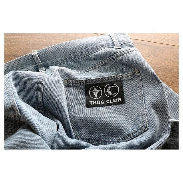 Thug Club - TC Leather Washing Denim Pants