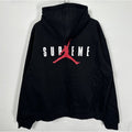 Supreme x Jordan Hooded Sweatshirt Black