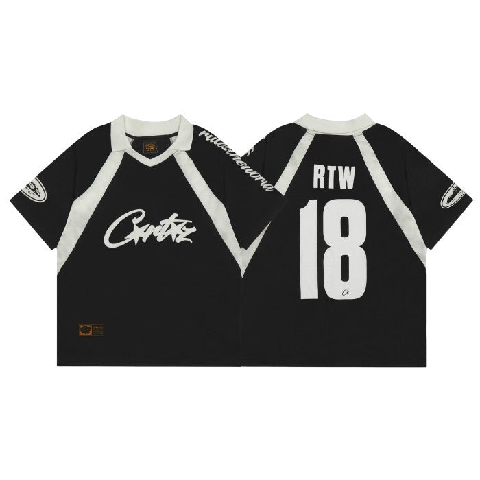 Corteiz Allstarz Football Jersey Black - FW23