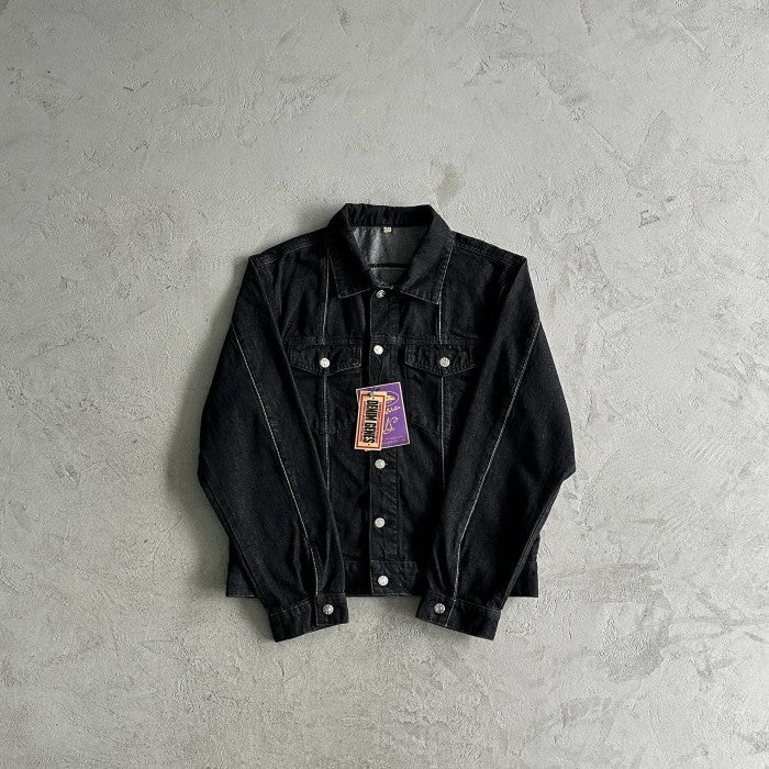 Corteiz C-Star Denim Trucker Jacket Black