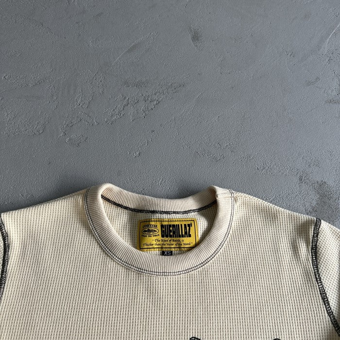 Corteiz Tiger Contrast Waffle Long Sleeve Tee