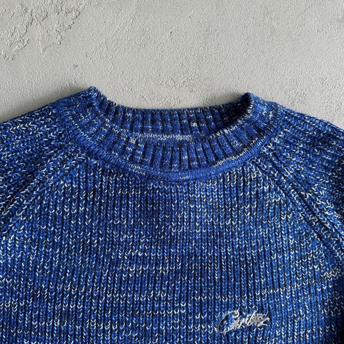 Corteiz VVS Knitted Mixed Yarn Allstarz Sweater - Blue