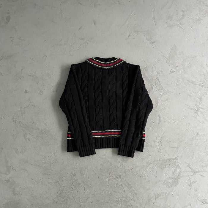 Corteiz Wimbledon Knit Sweater - Black