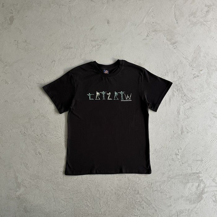 Corteiz Army Alphabet Tee - Black