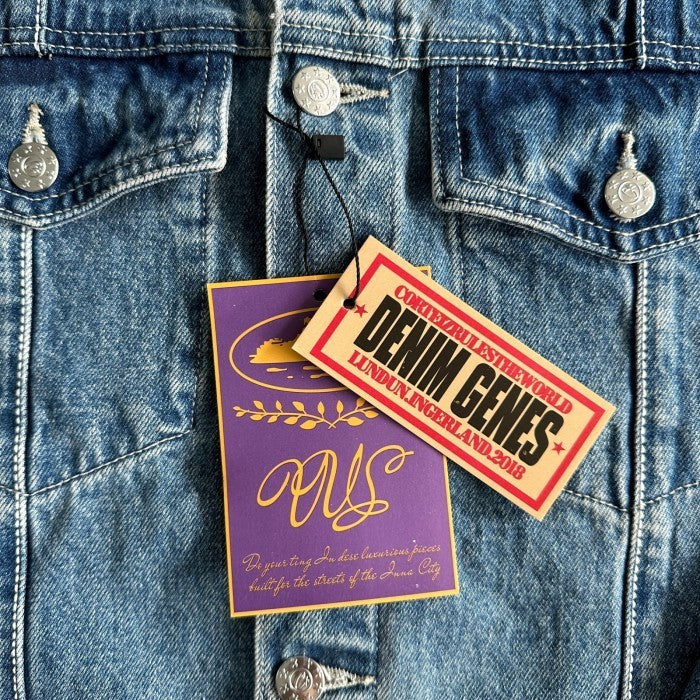 Corteiz C-Star Denim Trucker Jacket Blue