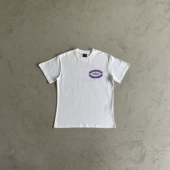 Corteiz Fuck Around Tee - White/Blue