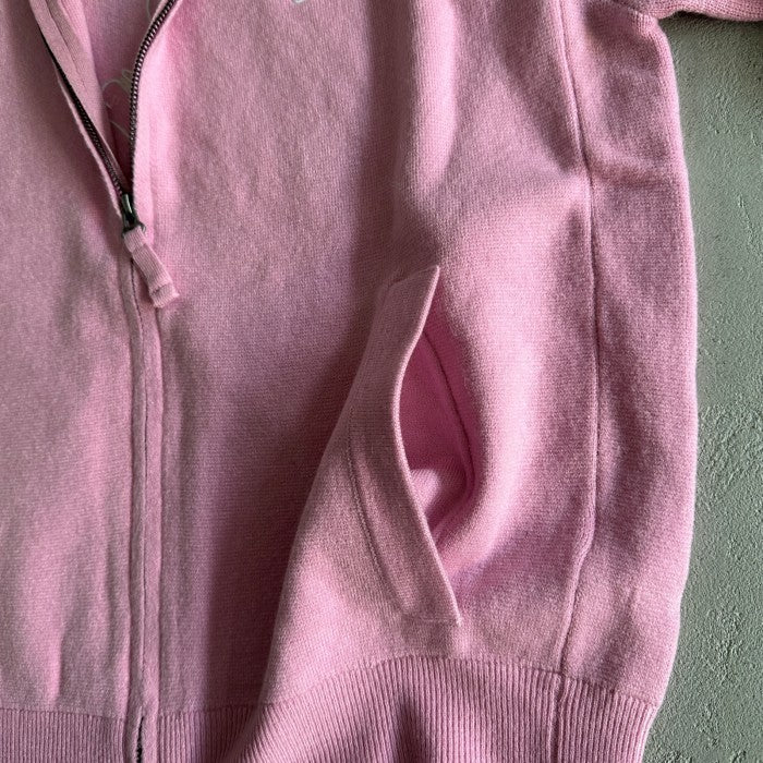 Corteiz Knit Zip Up Fleece Jacket - Pink