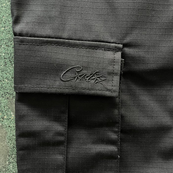 Corteiz OG Cargo Shorts - Triple Black