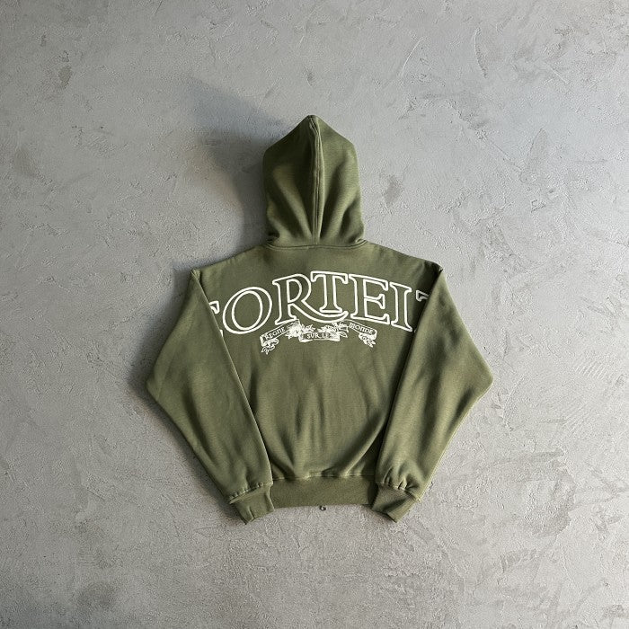 Corteiz Superior Royale - Zip Hoodie & Pants Suit/Set - Army Green