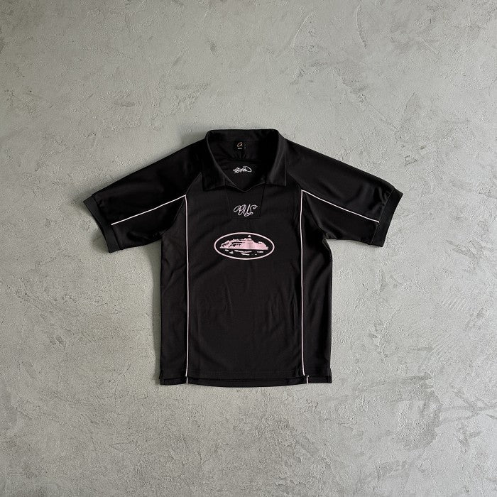 Corteiz Talismo Football Jersey Black/Pink - SS24