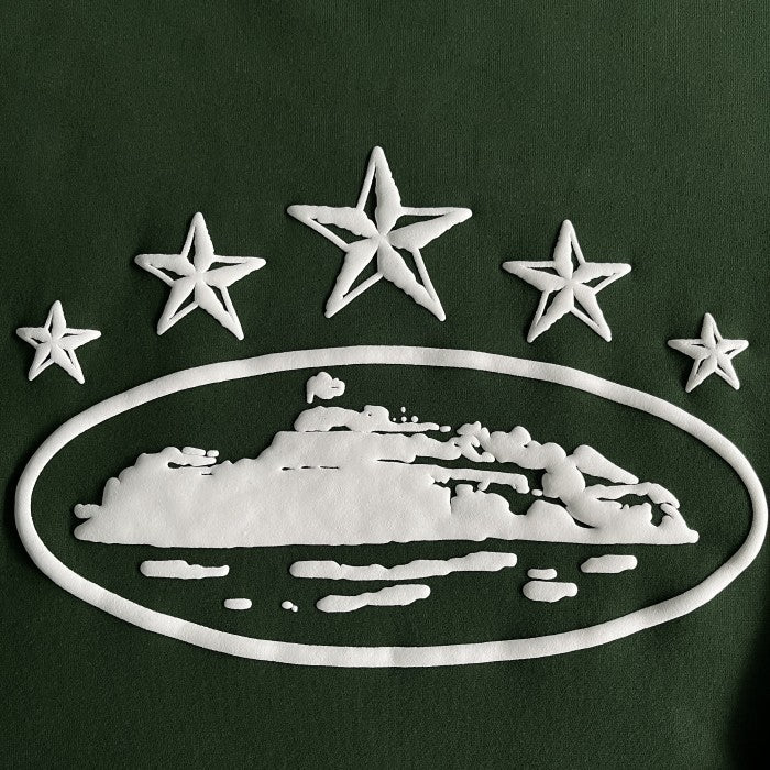 Corteiz 5 Starz Alcatraz - Hoodie / Pants / Set - Green - Set