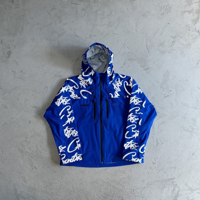 Corteiz Elitework Waterproof Shell Jacket 'Royal Blue'