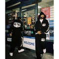 Corteiz Gasolina Double Zip Hoodie & Pants Set - Black