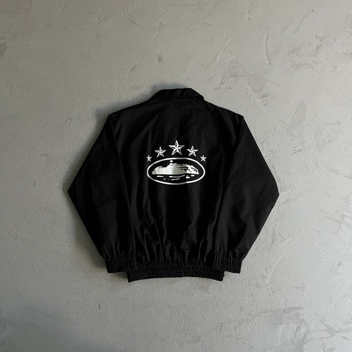 Corteiz Guerillaz 5 Starz Special Edition Drilltop Jacket - 5th Anniversary Black