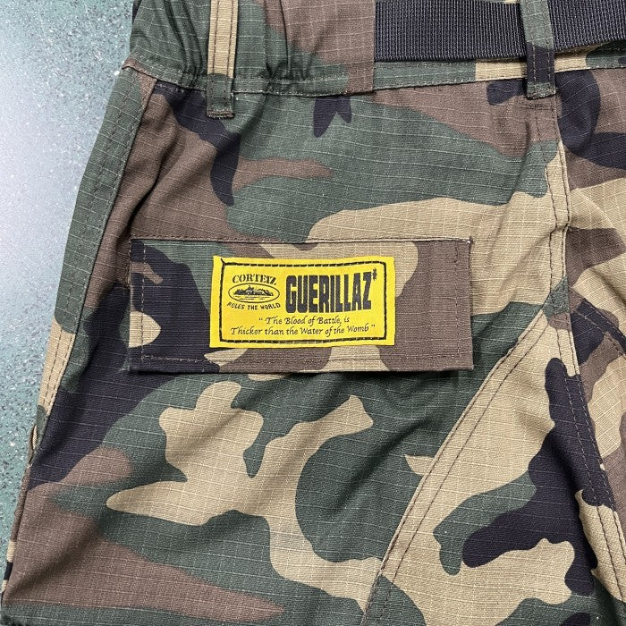 Corteiz Guerillaz* Cargos Pants - Woodland Camo