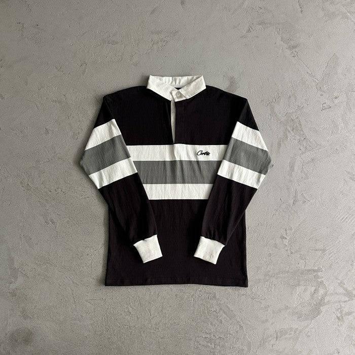 Corteiz Rugby Shirt - Black - SS24
