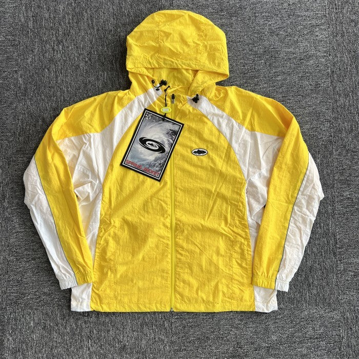 Corteiz Spring Jacket - Alcatraz Sun & Rain Yellow Windbreaker