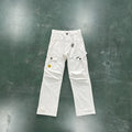 Corteiz Storm Cargo Pants - White