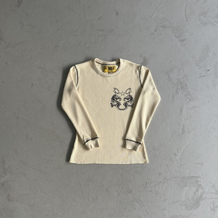 Corteiz Tiger Contrast Waffle Long Sleeve Tee