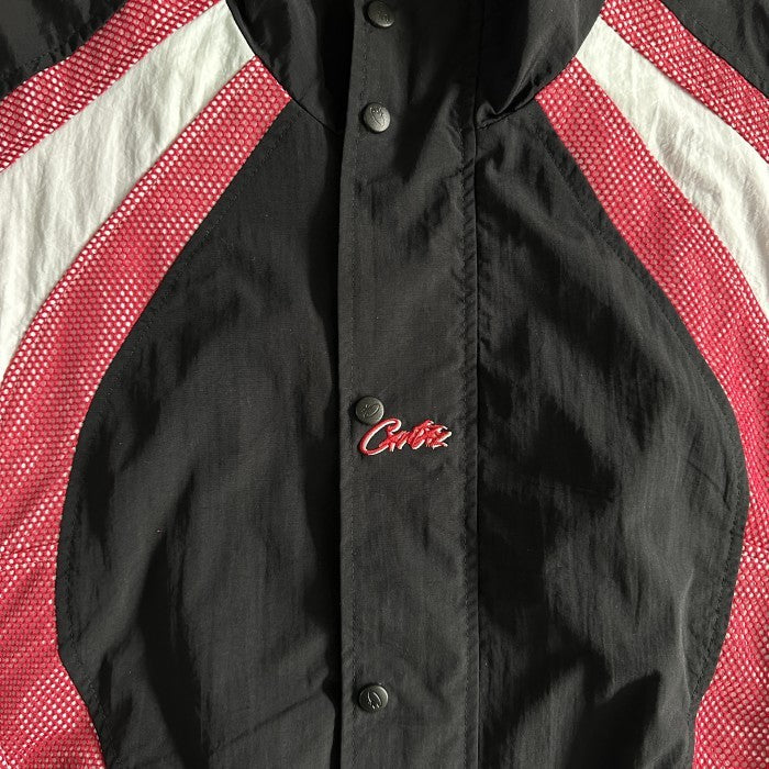 Corteiz Vertigo Shuku Tracksuit - Jacket Pants Set - Black/Red