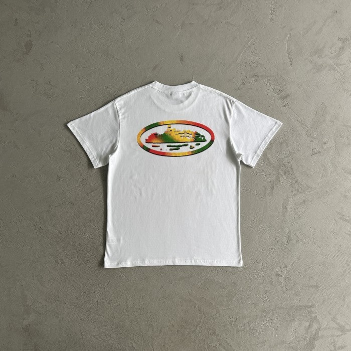 Corteiz Alcatraz Sunset Tee - White