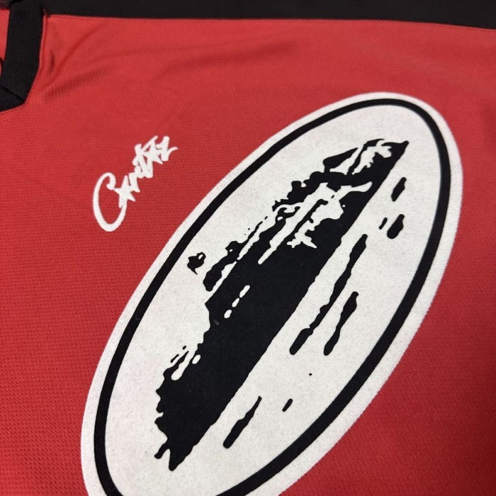 Corteiz Alcatraz Football Jersey Red - FW23