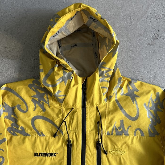 Corteiz Elitework Waterproof Shell Jacket 'Yellow'