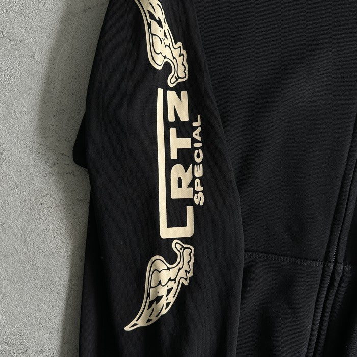 Corteiz Gasolina Double Zip Hoodie - Black