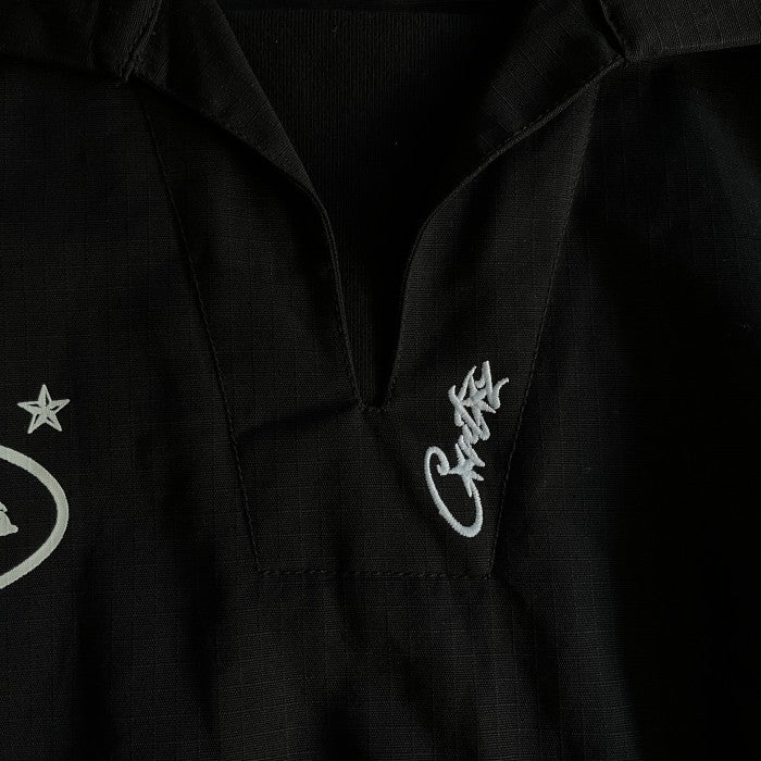 Corteiz Guerillaz 5 Starz Special Edition Drilltop Jacket - 5th Anniversary Black