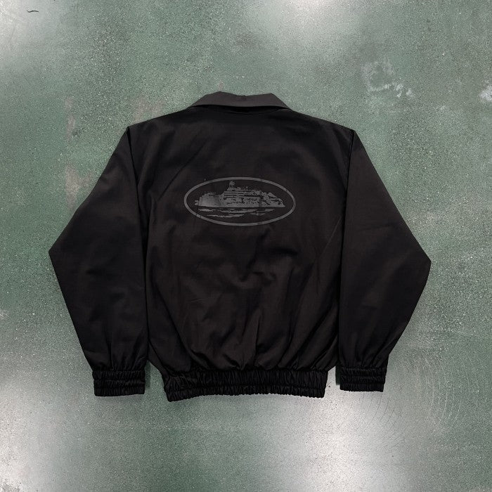 Corteiz Guerillaz Drilltop Jacket - Triple Black