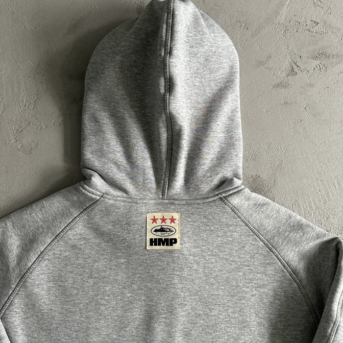 Corteiz HMP Thermal Zip Hoodie & Pants Suit / Set - Heather Grey