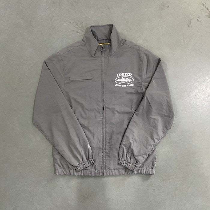 Corteiz Shukushuku Tracksuit - Jacket Pants Set - Gray