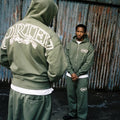 Corteiz Superior Royale - Zip Hoodie & Pants Suit/Set - Army Green