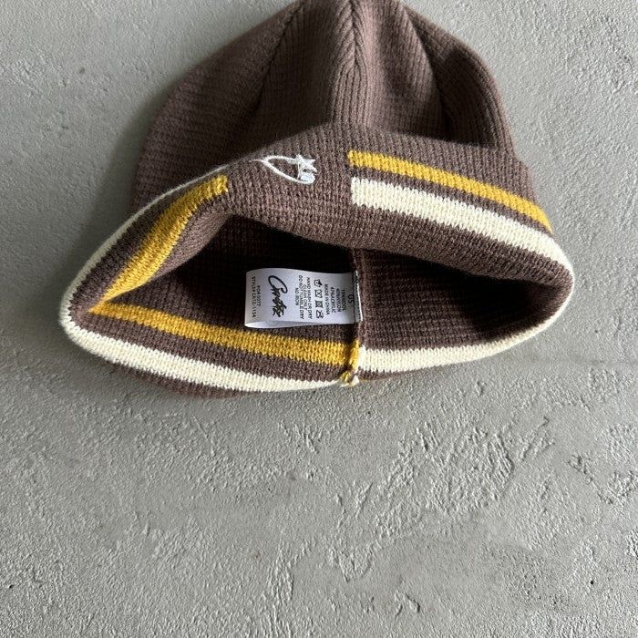 Corteiz VVS Knit Beanie 'Mocha'