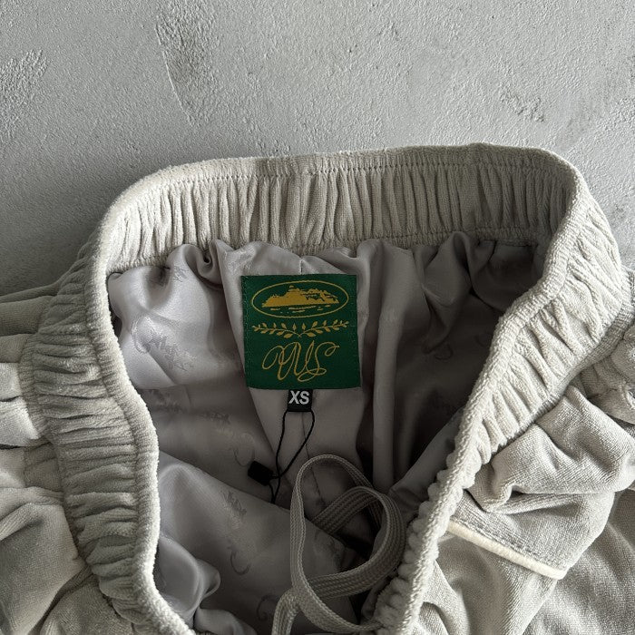 Corteiz VVS Uptown Velour Track Pants - Grey