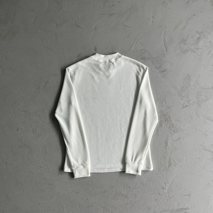 Corteiz 5 Starz Alcatraz Waffle Long Sleeve Tee - White