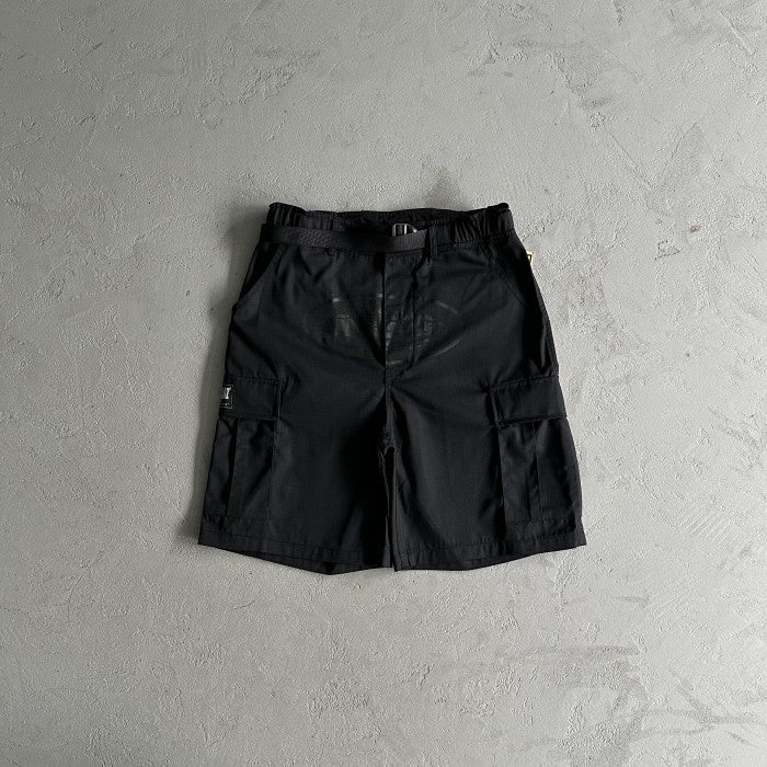 Corteiz Alcatraz Cargo Shorts - Triple Black