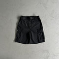 Corteiz Alcatraz Cargo Shorts - Triple Black