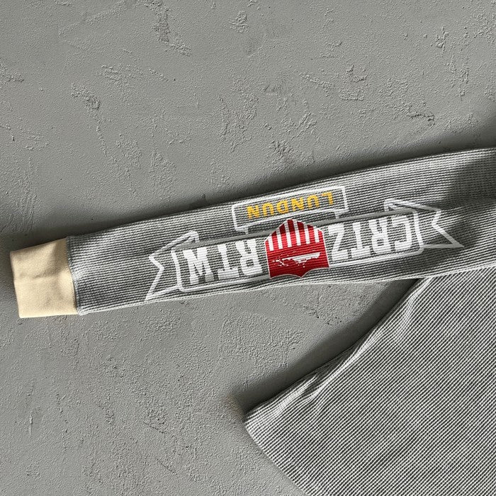 Corteiz Dipset Eagle Waffle Long Sleeve Tee - Grey