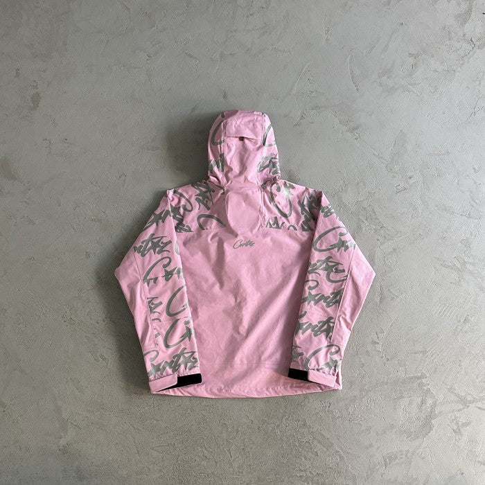 Corteiz Elitework Waterproof Shell Jacket 'Pink'