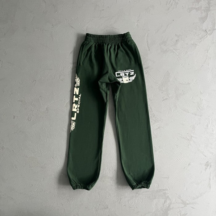 Corteiz Gasolina Double Zip Hoodie & Pants Set - Army Green