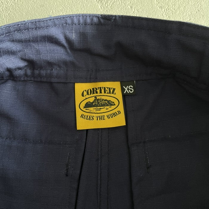 Corteiz Alcatraz Cargo Shorts - Navy