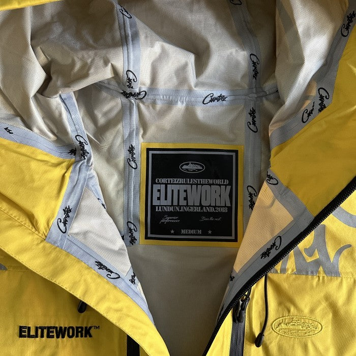 Corteiz Elitework Waterproof Shell Jacket 'Yellow'
